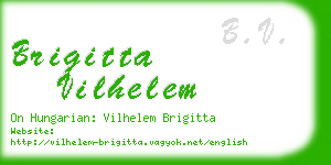 brigitta vilhelem business card